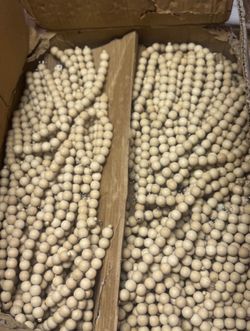 Decorative Wood Beads $1