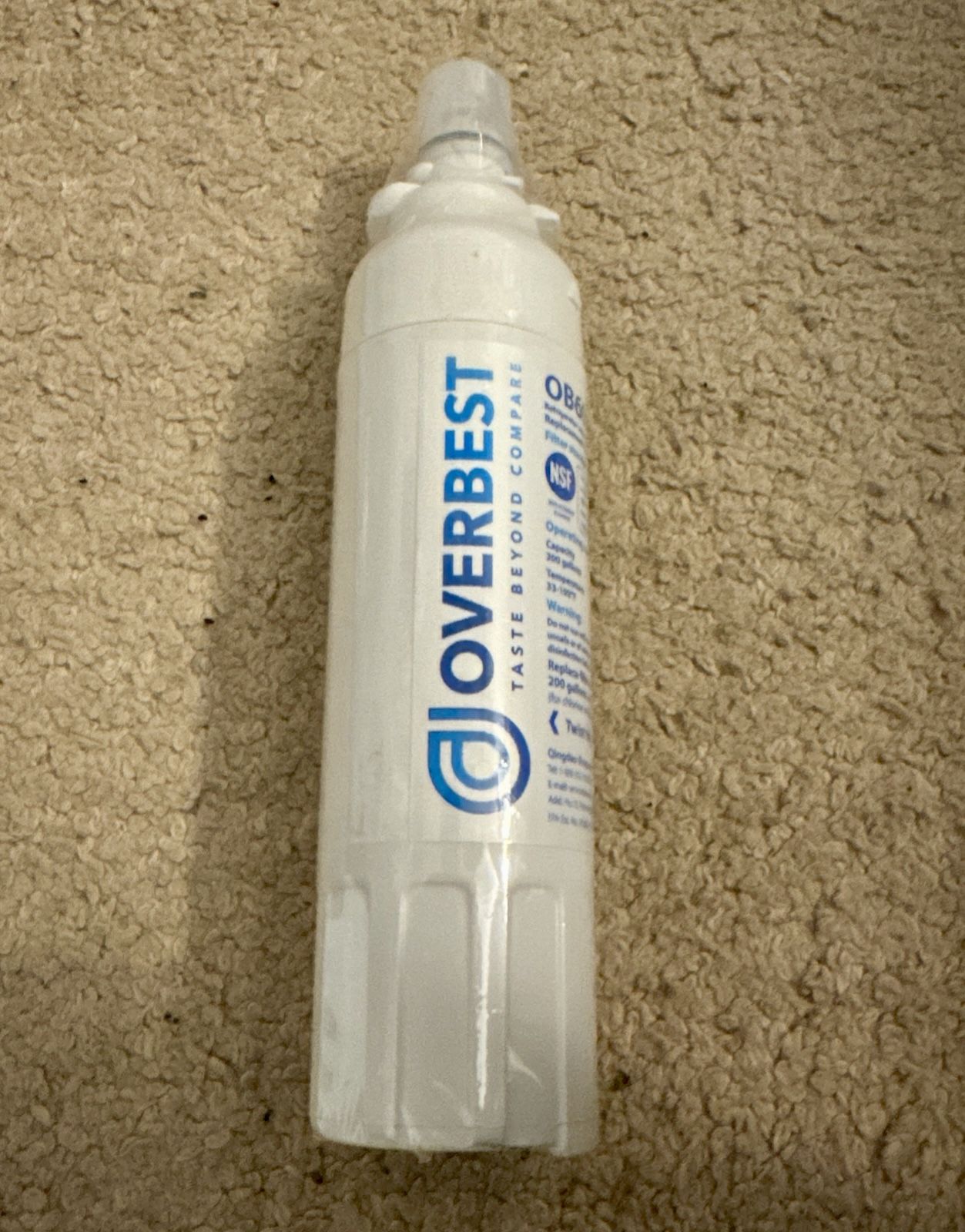 For LG Refrigerator Water Filter OB6046 Replacement LG Filter LT1000P 1-Pack