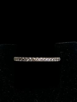 White gold diamond band #31798