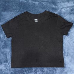 Victoria’s Secret PINK Black Cropped Tee
