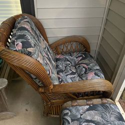 Outdoor Rocking Love Seat And Chair