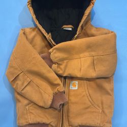 Carhartt Boys Canvas Jacket XS 6