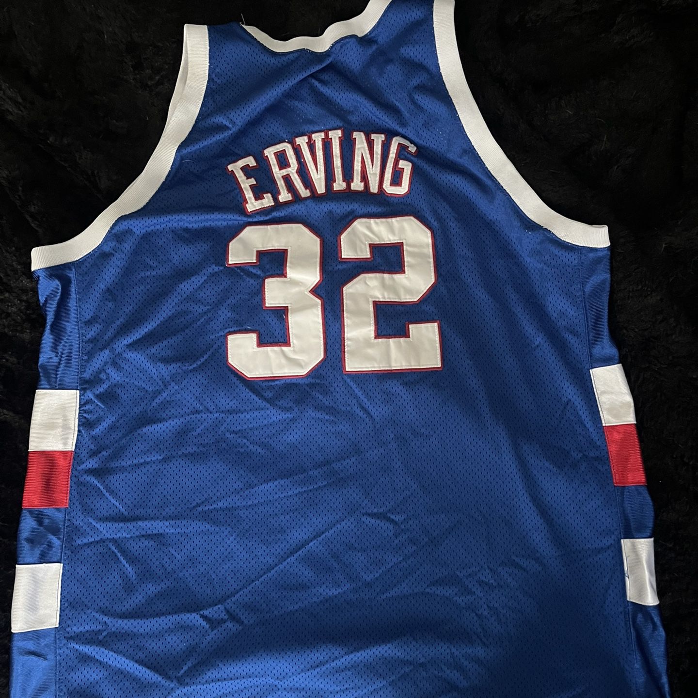 JULIUS ERVING SIGNED 1972 VIRGINIA SQUIRES MITCHELL & NESS JERSEY