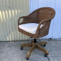 wingate rattan swirl desk chair