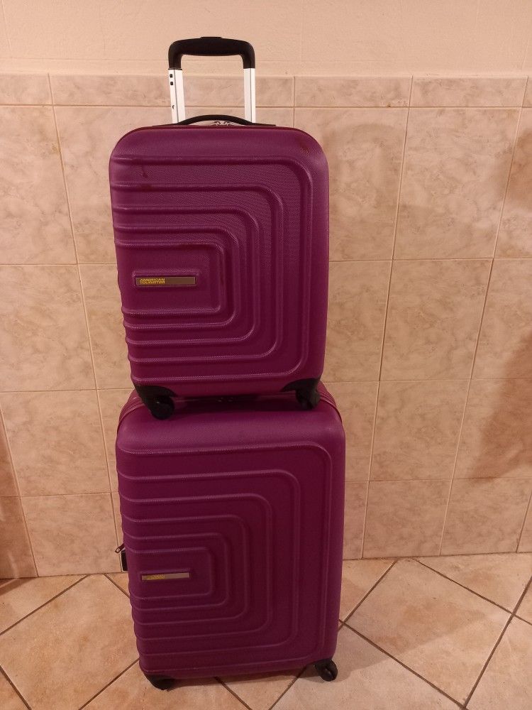 American Tourister 
HardShell Luggage Set
Large 30" & CarryOn 21" -
$90 For Both