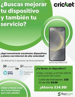 ¡ESTRENA HOY EN CRICKET WIRELESS!