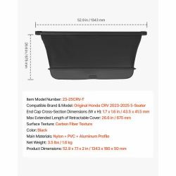 Retractable Cargo Cover, Upgraded Carbon Fiber Texture Trunk Cover, Anti-Peeping Luggage Privacy Shield, Easy Installation Security Shade Car Accessor