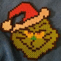 Grinch Perler Beads