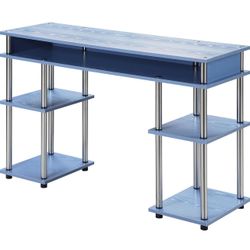 Desk Home Office Desk With Shelves