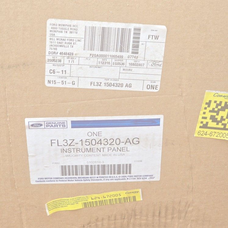 2015 - 2017 Ford F-150 Instrument Panel (FL3Z-1504320-AG)