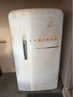 Antique Admiral Refrigerator Fridge