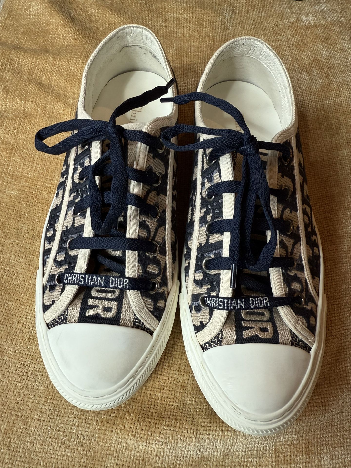 Original Christian Dior Walk'N'Dior Low Top Sneakers Size