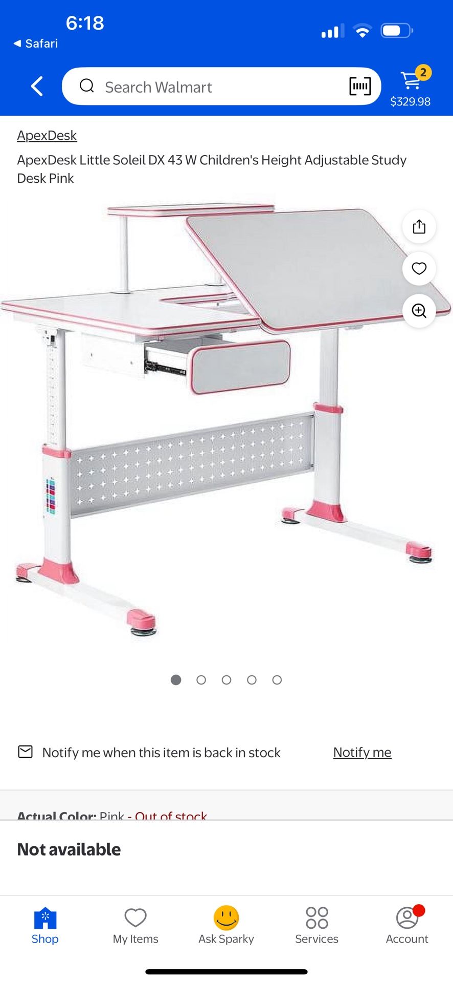 Children’s Table Height Adjustable