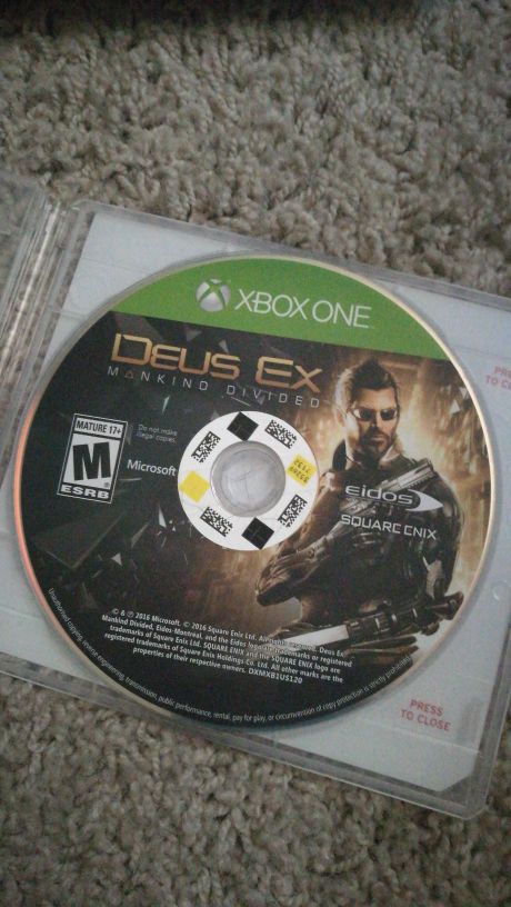 Xbox one Deus Ex Mandkind Divided