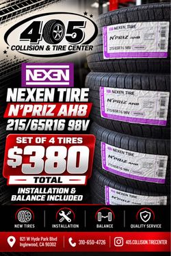 BRAND NEW Nexen N’PRIZ AH8 tires