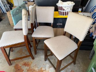 Set of 4 Counter Height Bar Stools