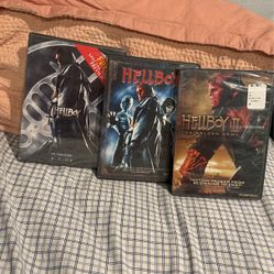 FREE Hellboy DVDs Two Are Still Sealed, All 3