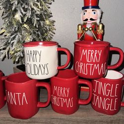 Rae Dunn Holiday Mugs $90 For All 