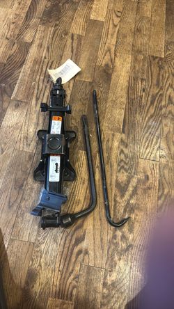 Scissor Jack with Lug Wrench and Crowbar