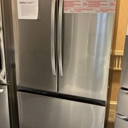 🦃Limited Time Only⏱️32 cu. ft. Mega Capacity 3-Door French Door Refrigerator with Dual Auto Ice Maker