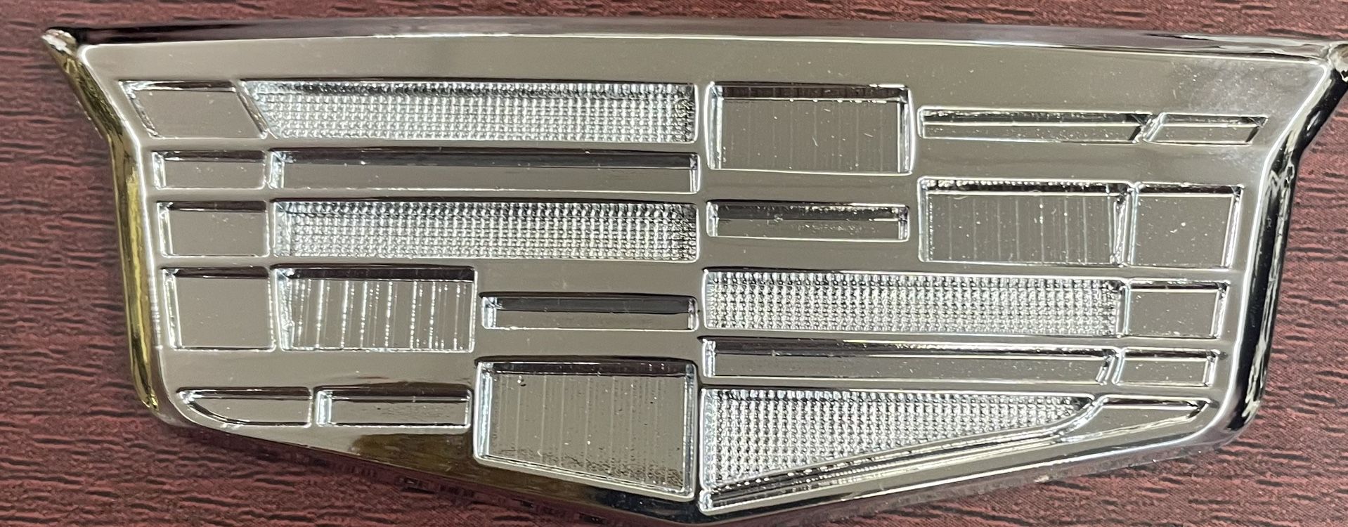 Cadillac 3.5”&2.5” Emblem Set Chrome ABS