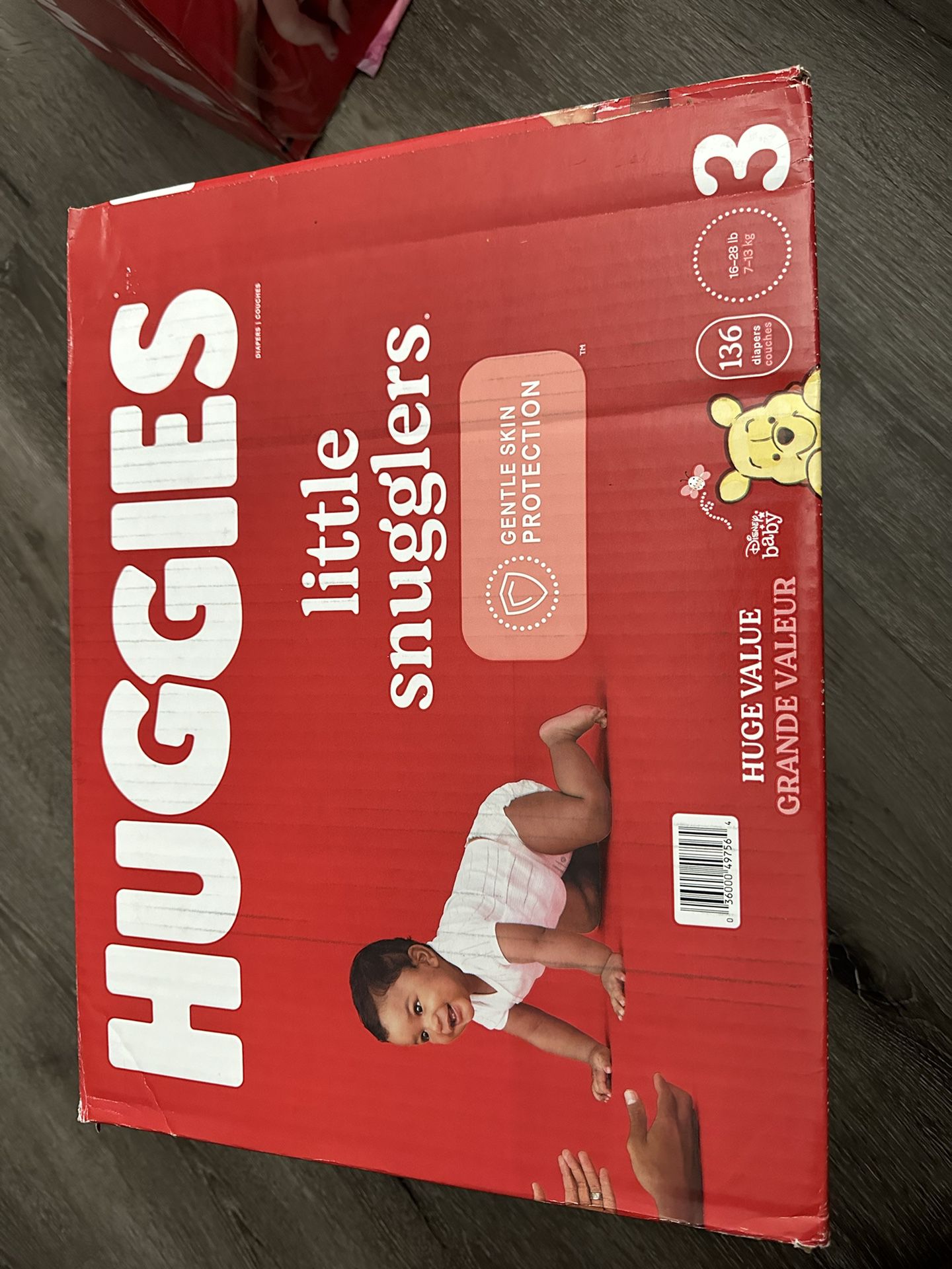 huggies little snugglers size 3 136 count