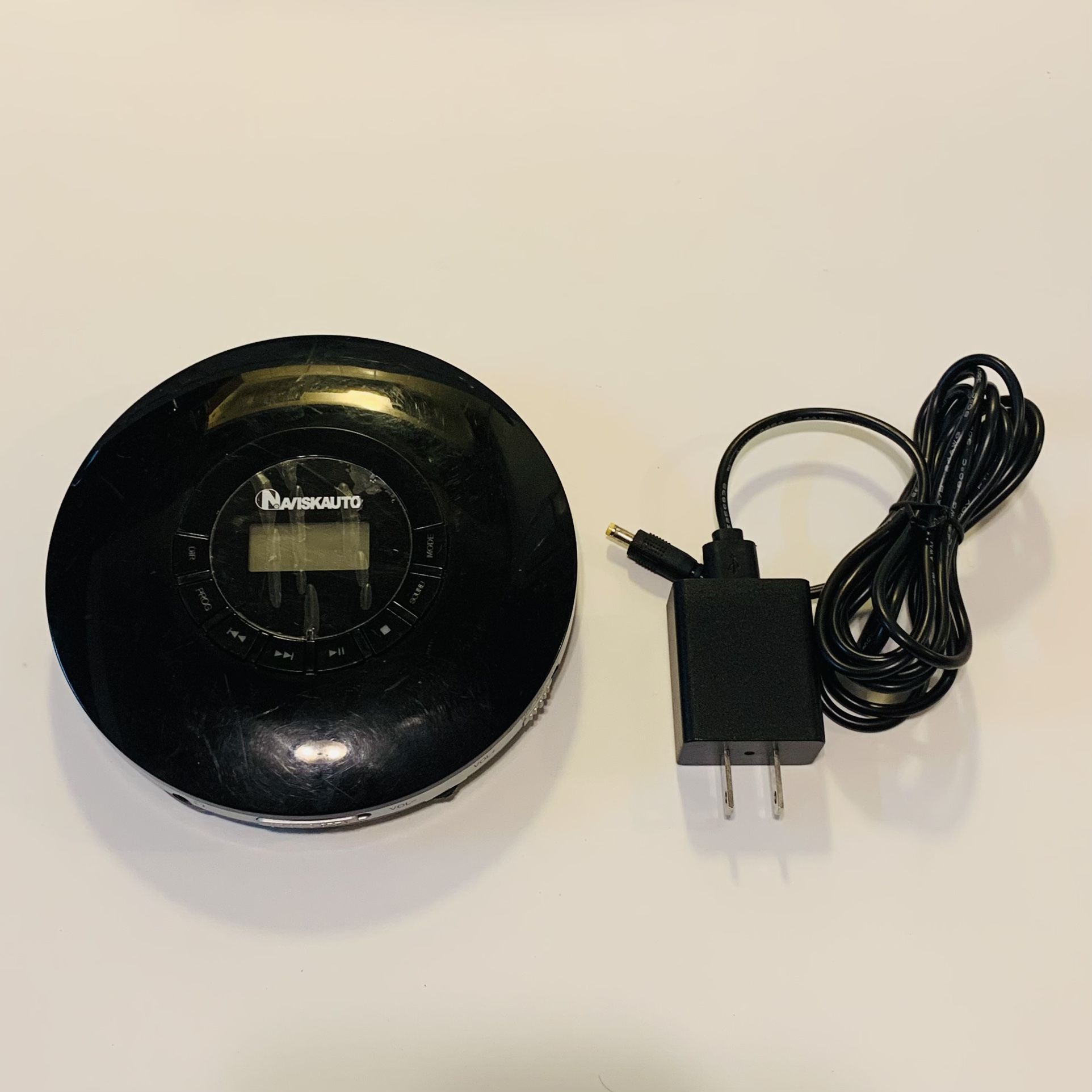 Naviskauto Portable CD Player 2020J0292 Rechargeable Black TESTED