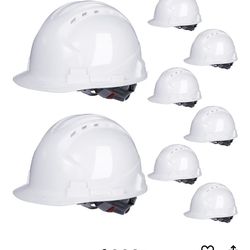 8 safety hard hats