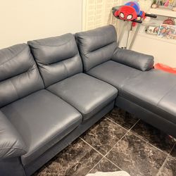 Black Leather Couch