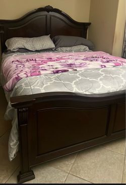 Antique Style King Bed Frame.