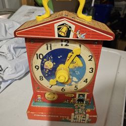 Vintage Fisher Price Teaching Clock 