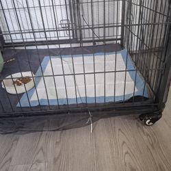 Extra Large Dog Crate.  (Rolling & Colapsible)