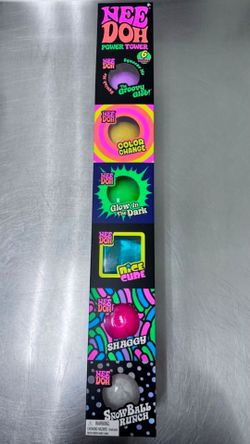 Nee Doh Power Tower 6-Pack Stress Balls