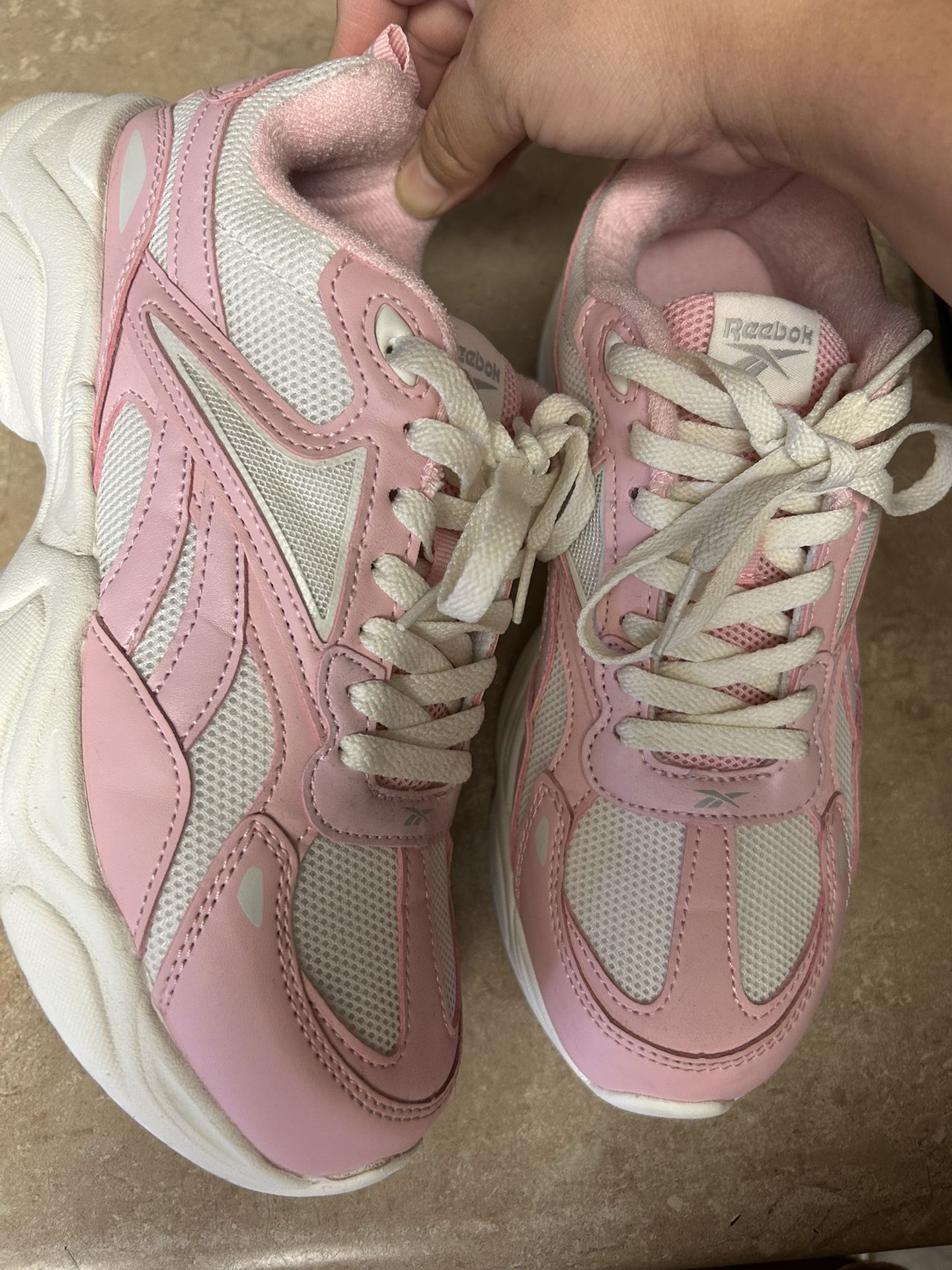 Pink Reebok Shoes