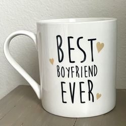 "BEST BOYFRIEND EVER" Ceramic Coffee Mug / Cup