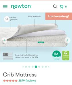 Newton Baby Mini Crib Mattress. Basically Brand New