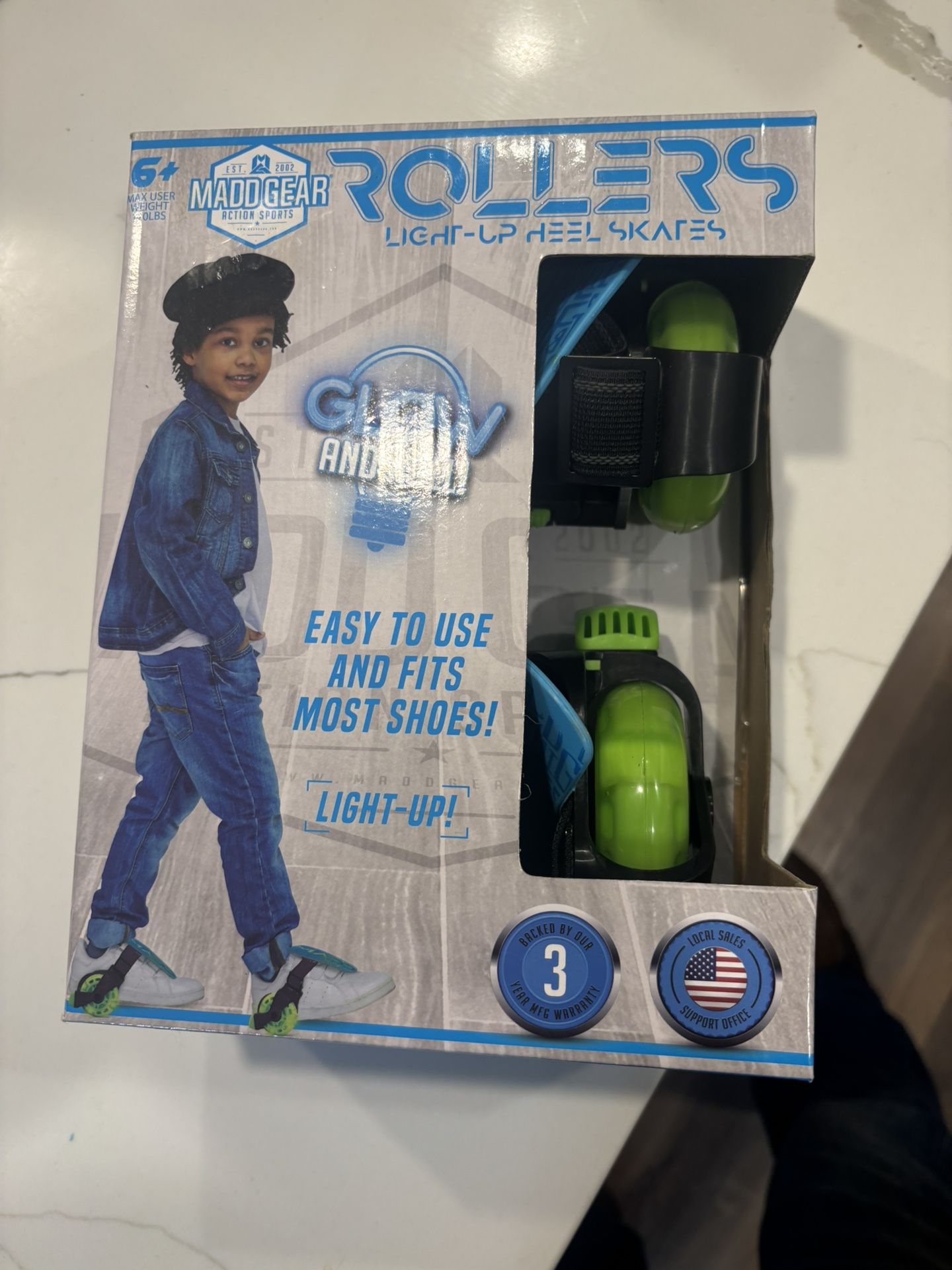 MADD Gear Rollers Light Up Heel Skates