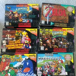 Super Nintendo Games 