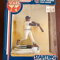 Cecil Fielder Detroit Tigers  Stadium Stars Starting Lineup 