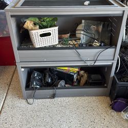 2 Reptile Enclosures