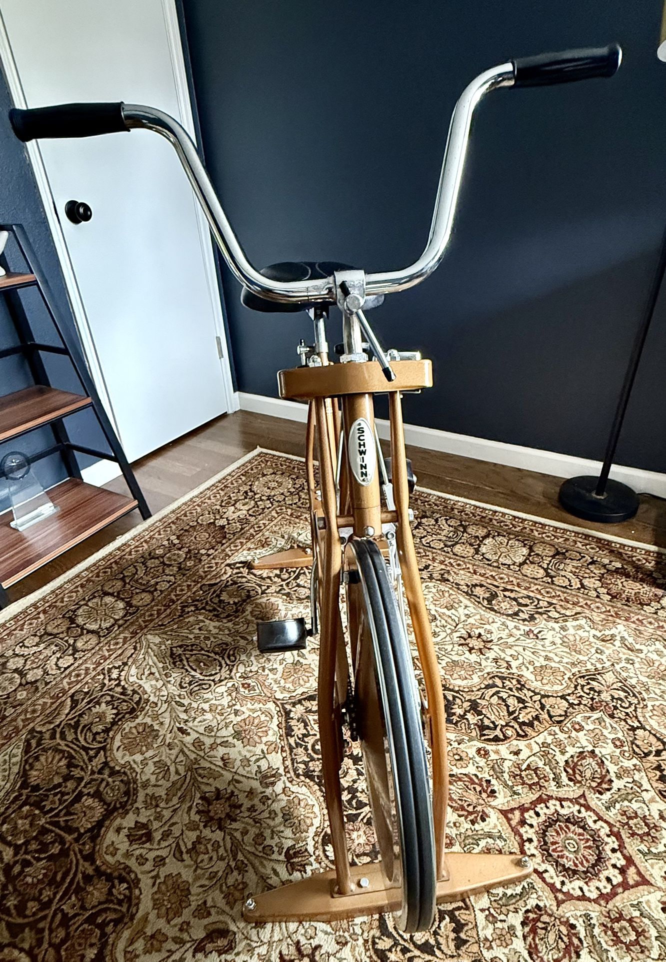 1982 Schwinn XR7 Exercise Bike Harvest Gold Vintage Stationary Bike