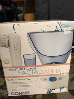 Facial sauna.