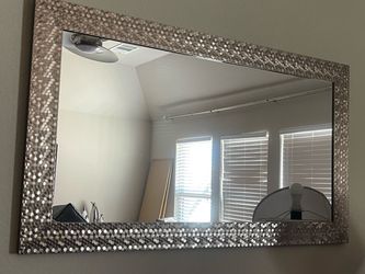 Mirror Brushed Metal Hexagon Mosaic Tile Panel
