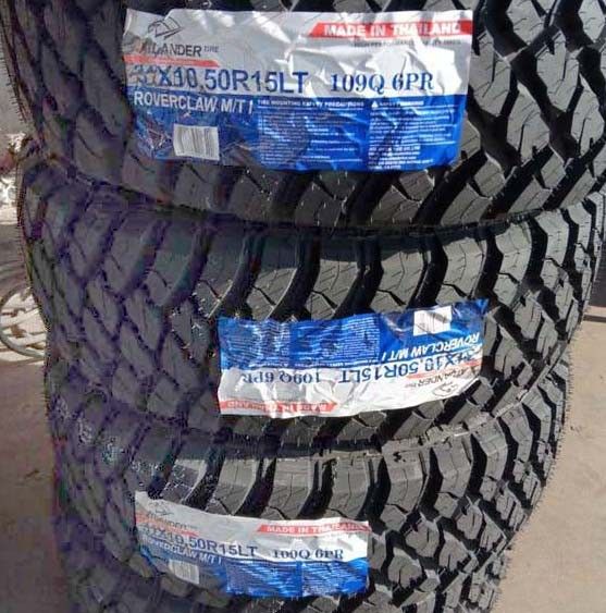 4 New Tires 31/10.50/15 Atlander Tires