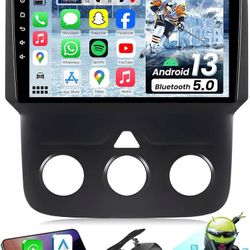 4 Core+64G ROM Upgrade Car Radio Stereo for Dodge Ram 1 2013-2018 : 9" 1280 * 800 HD IPS Touchscreen Replacement Wireless Carplay Andriod Auto