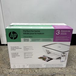 One New all-in-one wireless HP B/W and Color DeskJet 2855e printer scanner and copier with 2 Inks