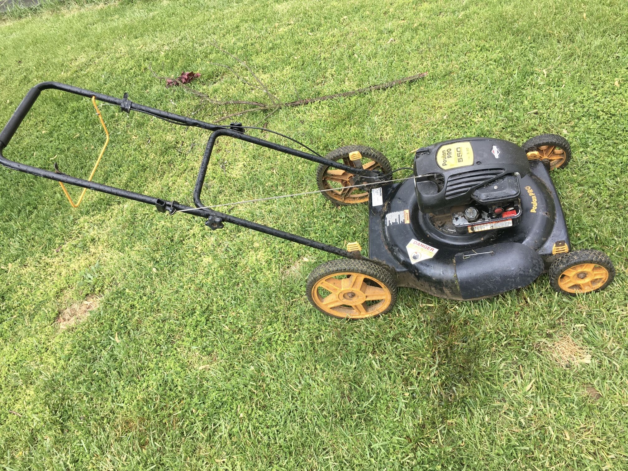  light weight gas mower