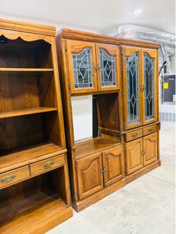Wooden Entertainment Center