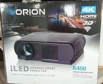 Orion R400 LED/4K/HDMI/3D Projector W/ Sony DVD Player and Kamron Audio ...