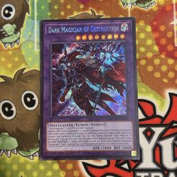 Yugioh! Dark Magician of Destruction MZMU Secret NM